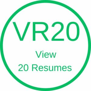 View and Contact 20 Resumes